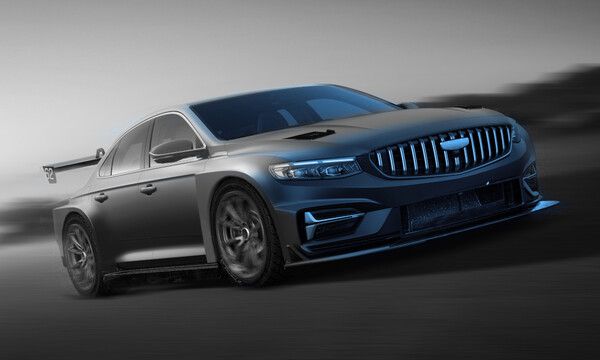 지리 프리페이스 TCR 경주차 스케치. 사진=사이언 레이싱.