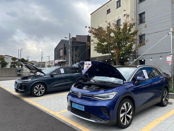 폭스바겐그룹코리아가 ‘전기차 안전구조 세미나’에 폭스바겐과 아우디의 순수 전기차를 교육용으로 지원했다.