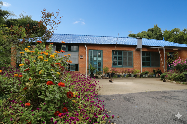 손바닥정원은 마을 사람들이 집 마당에 직접 가꾼 작은 정원으로 누구나 들어가 구경할 수 있다. 사진=한국관광공사