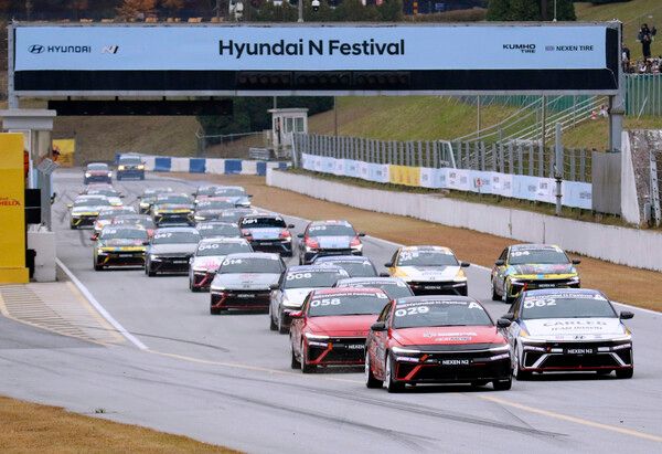 2025 현대 N 페스티벌 제5전 넥센 N2 마스터즈 결선 스타트. 사진=전현철 기자.