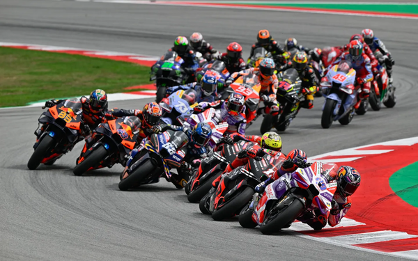 2023 MotoGP 제11전 카탈루냐 그랑프리 재 스타트 장면. 사진=MotoGP