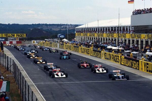 1992 F1 남아프리카공화국 그랑프리 결승 스타트 장면. 사진=모터스포트닷컴.