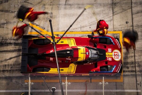 페라리가 2025 FIA WEC 개막전 ‘카타르 1812km’ 포디엄을 싹쓸이 했다. 사진=페라리 하이퍼카