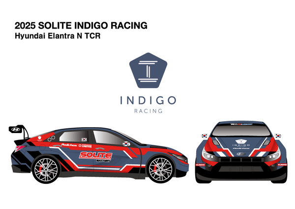 쏠라이트 인디고 레이싱이 ‘2025 TCR 유럽’에 풀시즌 출전한다. 사진=쏠라이트 인디고