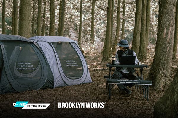 브루클린 웍스의 팝업 도킹 텐트. 사진=오네 레이싱