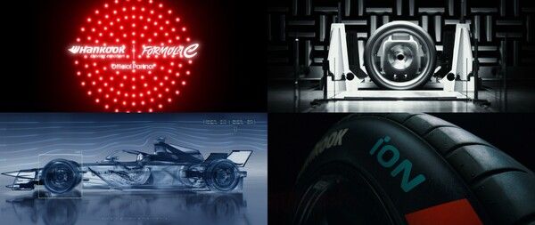 한국타이어가 ‘ABB FIA 포뮬러 E 월드 챔피언십’을 모티브로 한 브랜드 필름을 공개했다. 사진=한국타이어