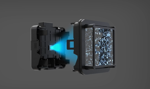 한온시스템의 2025 페이스 어워드 수상 기술인 가시광 LED 광촉매 모듈. 제공=한온시스템