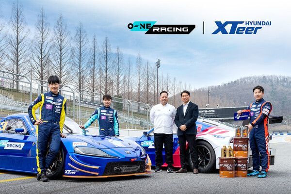 오네 레이싱과 HD현대오일뱅크가 공식 케미컬 스폰서십을 체결했다. 사진=오네 레이싱