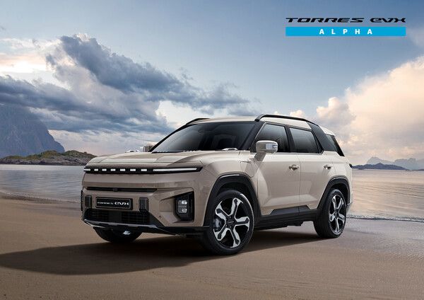KG 모빌리티가 전기 SUV ‘토레스 EVX’의 상품성을 강화한 ‘토레스 EVX 알파’를 출시했다. 사진=KG 모빌리티