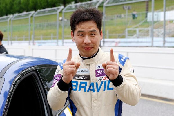 2025 현대 N 페스티벌 개막전 넥센 N2 마스터즈 폴포지션 정상오. 사진=전현철 기자.