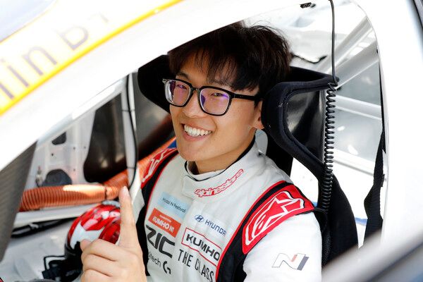 2025 현대 N 페스티벌 개막전 금호 N1 클래스 레이스 2 예선 폴포지션 신우진. 사진=전현철 기자.