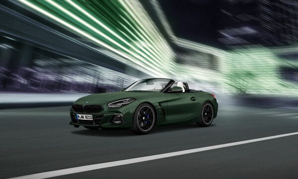 BMW Z4 M40i 프로즌 딥 그린 에디션.