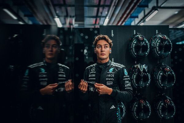 조지 러셀이 2025 F1 제10전 오스트리아 GP FP1에서 ‘톱 타임’을 기록했다. 사진=메르세데스 F1