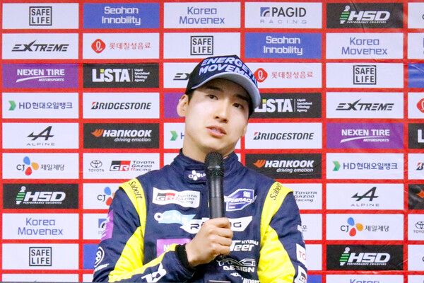 2025 오네 슈퍼레이스 제2전 토요타 가주레이싱 6000클래스 2위 이정우. 사진=전현철 기자