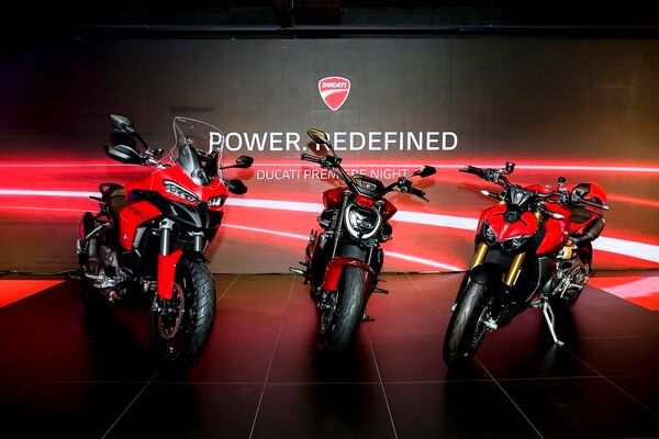 두카티 코리아가 ‘두카티 프리미어 나이트’ 이벤트에서 2025년형 신모델 4종을 발표했다.