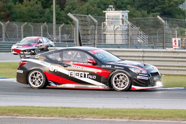 2025 오네 슈퍼레이스 제4전 GTA 클래스에서 레이스를 지배한 정경훈. 사진=전현철 기자.