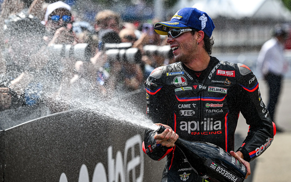 2025 모토GP 제12전 체코 그랑프리에서 2위를 한 마르코 베제치. 사진=motogp.com