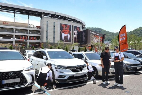 타이어 안전점검 캠페인 참고 이미지. 사진=한국타이어
