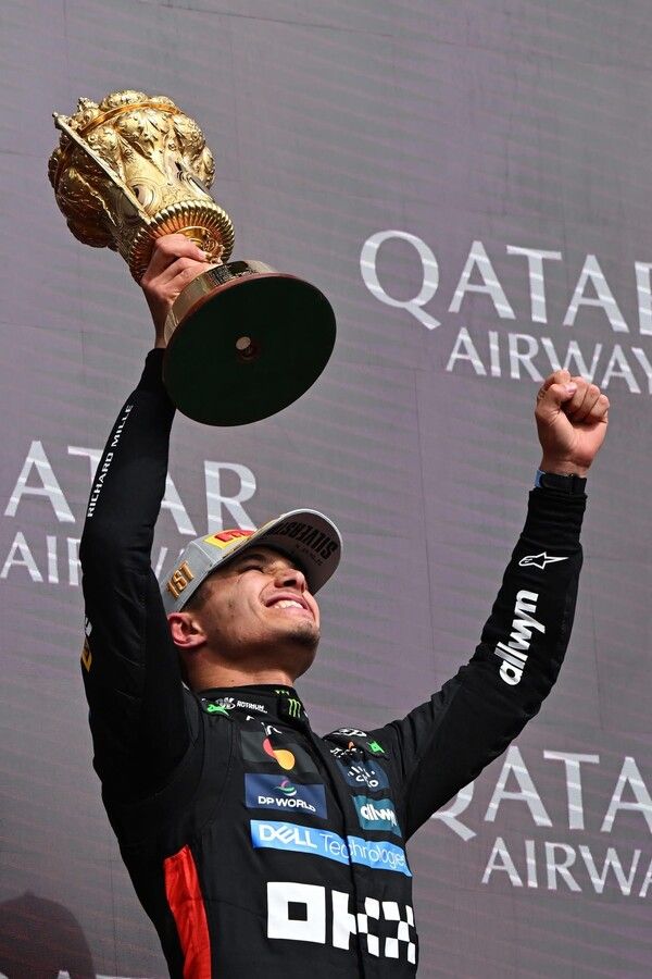 2025 F1 영국 그랑프리 우승자 랜도 노리스. 사진=F1