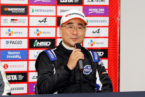 2025 오네 슈퍼레이스 제5전 GTB&nbsp;클래스 3위 최윤민 사진=전현철 기자