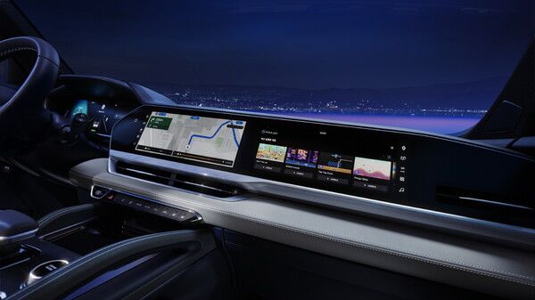 openR 파노라마 스크린에 탑재된 아케이드 게임 기능. 사진=르노코리아