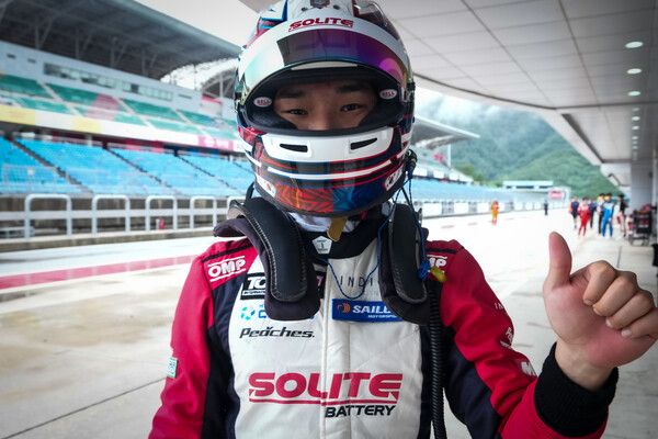 TCR Asia 7라운드에서 예선 1위를 한 박준의. 사진=레이스 24 진영석 기자