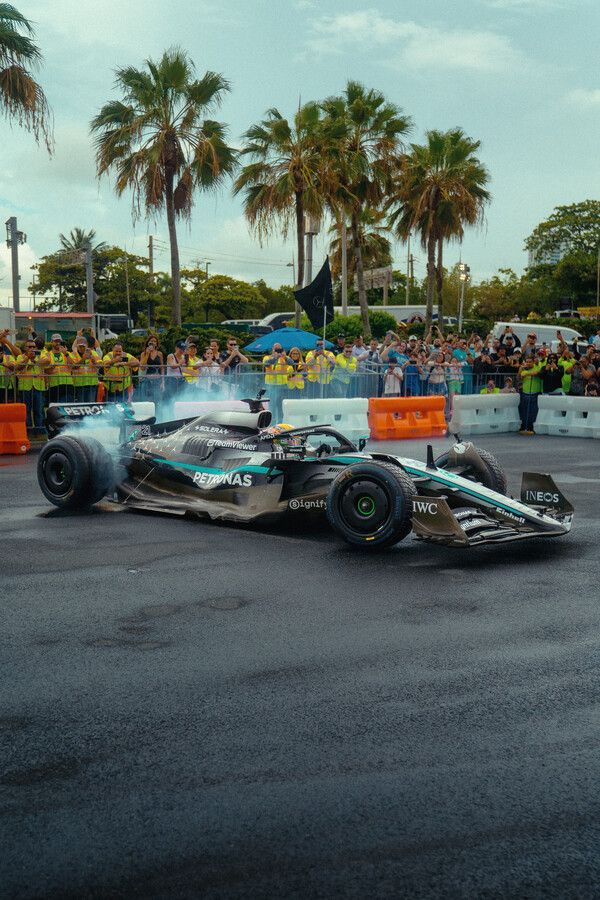 메르세데스 AMG F1 W13 E 퍼포먼스 푸에르토리코 데모 런. 제공=Mercedes-Benz Group AG