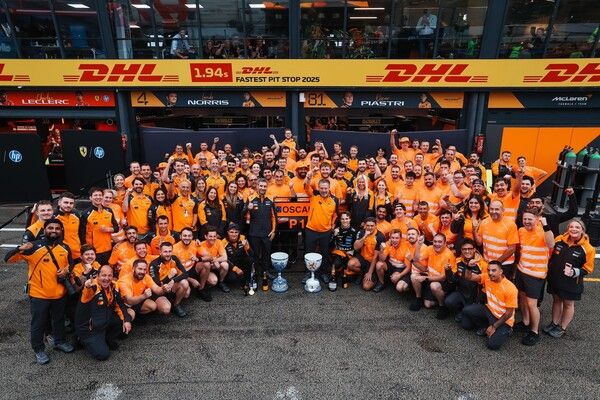 맥라렌 F1 팀이 컨스트럭터즈 챔피언십 타이틀 대가록 작성을 앞두고 있다 . 사진=맥라렌