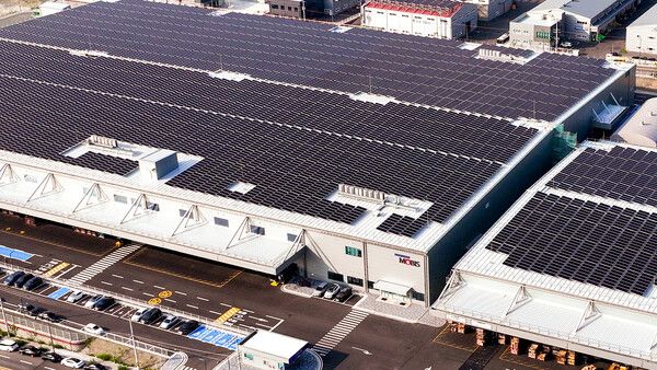 현대모비스 영남물류센터 태양광 설비.