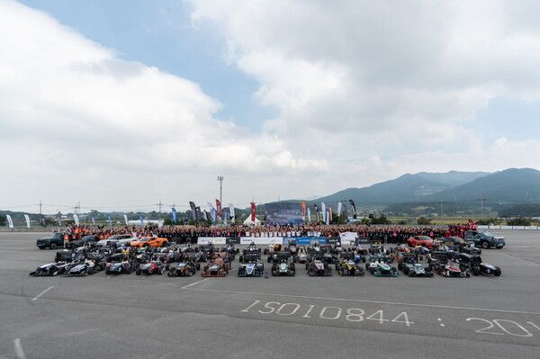 2025 대학생 자작자동차대회 Formula 부문 현장. 사진=한국자동차공학회