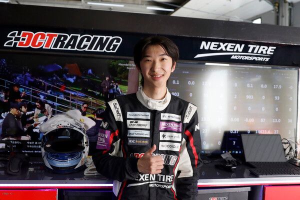 2026 현대 N 페스티벌 제5전 그란 투리스모 eN1 레이스1 예선 폴포지션 김규민. 사진=전현철 기자.