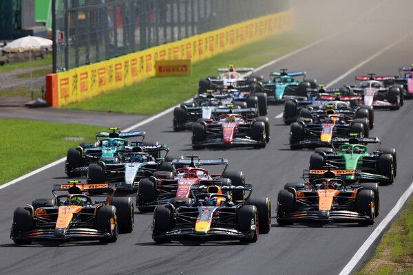 2025 F1 제16전 이탈리아 그랑프리 스타트 장면. 사진=레드불