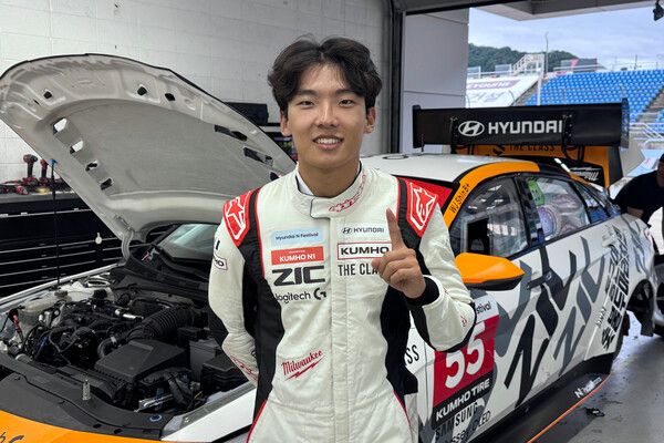 2025 현대 N 페스티벌에 출전했을때의 신우진. 사진=전현철 기자.