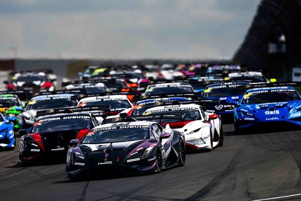 람보르기니 슈퍼 트로페오 2025 시즌 북미 시리즈 경기 장면. 사진=한국타이어