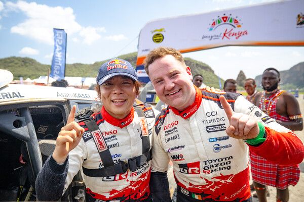 타카모토 카츠야가 2026 WRC 제3전 사파리 랠리에서 우승했다. 사진=토요타 가주 레이싱