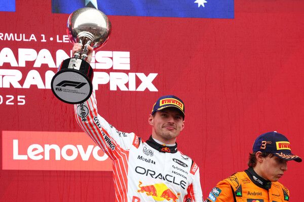 2025 F1 일본 그랑프리에서 우승한 막스 페르스타펜. 사진=레드불