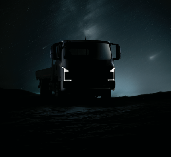 타타대우모빌리티가 출시 예정인 하이쎈의 티저 이미지