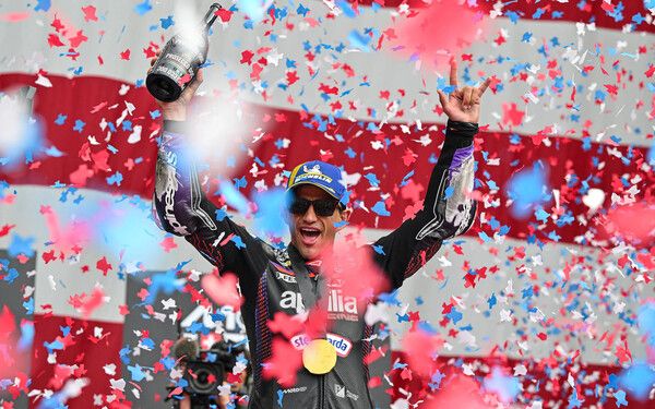 호르헤 마틴이 2026 모토GP 제3전 미국 GP 스프린트 레이스에서 극적인 역전으로 우승했다. 사진=motogp.com