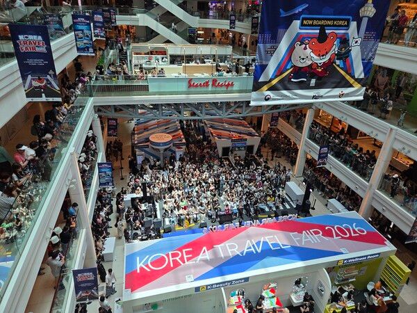 싱가포르 K-관광로드쇼 행사장 전경. 사진=한국관광공사