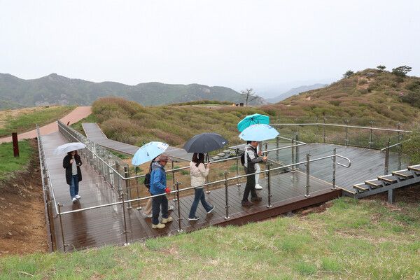황매산군립공원 무장애 데크길. 사진=한국관광공사