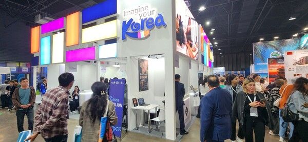 카자흐스탄 알마티 국제관광박람회(KITF) 한국 의료관광 홍보관. 사진=한국관광공사