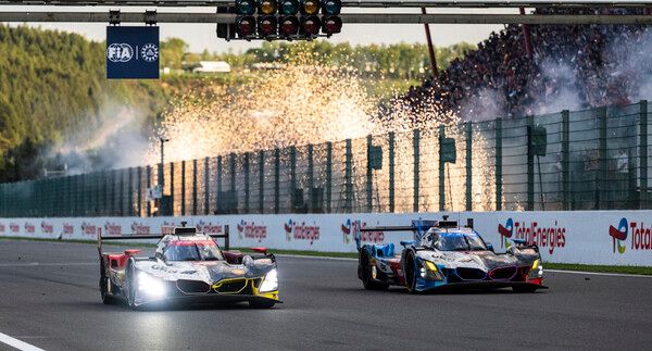 BMW M 팀 WRT가 2026 FIA WEC 제2전 ‘스파 6시간’에서 극적인 ‘원투 피니시’를 완성했다. 사진=FIA WEC