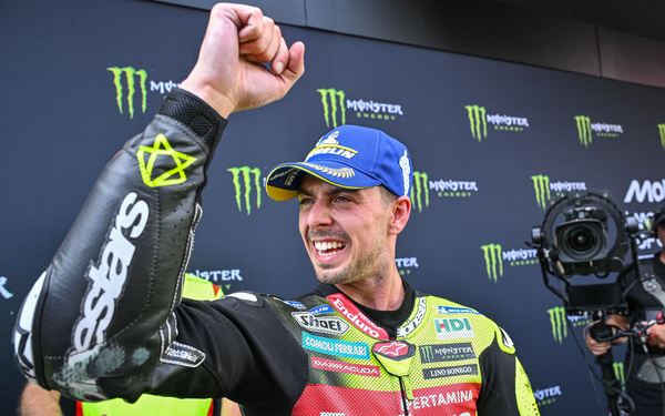 파비오 디 지아난토니오(VR46)가 혼란을 잠재우고 2023년 카타르 GP 이후 첫 모토GP 우승을 차지했다. 사진=motogp.com