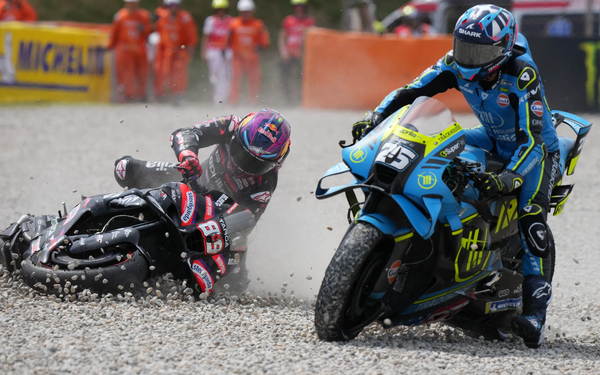 라울 페르난데스의 사고 장면. 사진=motogp.com