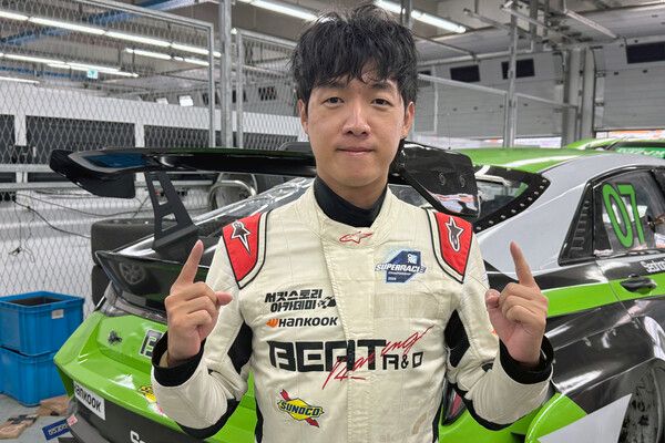 2026 오네 슈퍼레이스 챔피언십 제2전 서킷스토리 GTA 폴포지션 정원형. 사진=전현철 기자.