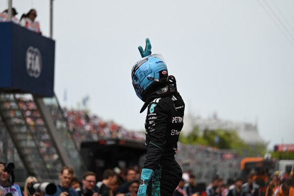 조지 러셀(메르세데스)이 2026 F1 캐나다 GP 스프린트 레이스 ‘폴투윈’을 거뒀다. 사진=FIA