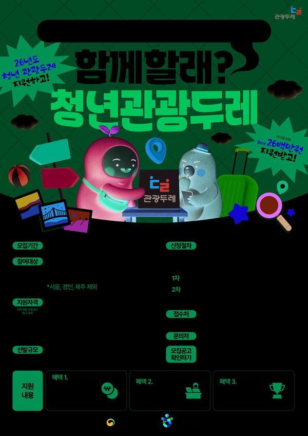 문화체육관광부와 한국관광공사가 지역 청년이 주도하는 관광사업체 발굴과 육성에 나선다.