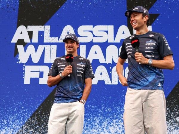 카를로스 사인츠(왼쪽)와 알렉산더 알본. 사진=윌리엄즈 F1