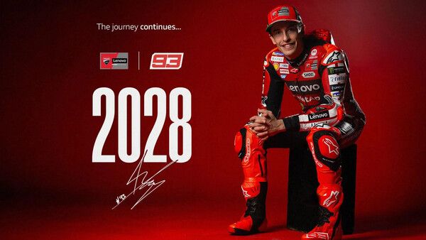 마르크 마르케즈가 2028년까지 모토GP의 두카티 레노버 팀과 동행한다. 사진=motogp.com