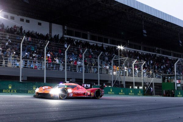 제네시스 마그마 레이싱이 2026 FIA WEC 제4전 롤렉스 상파울루 6시간에서 두 대의 GMR-001을 기술적 문제 없이 완주시키며 신뢰성 개선을 확인했다. 사진=제네시스 마그마 레이싱